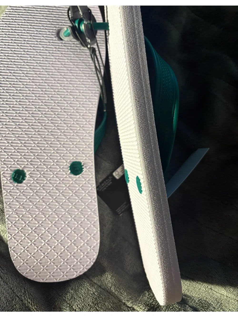 NEW-Mens 12 South Park Graphic Flip Flop Sandals - Teal Straps